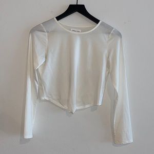 Revolve Lovers + Friends White Crop Top